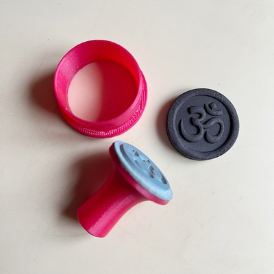 Штамп с вырубкой «Ом»