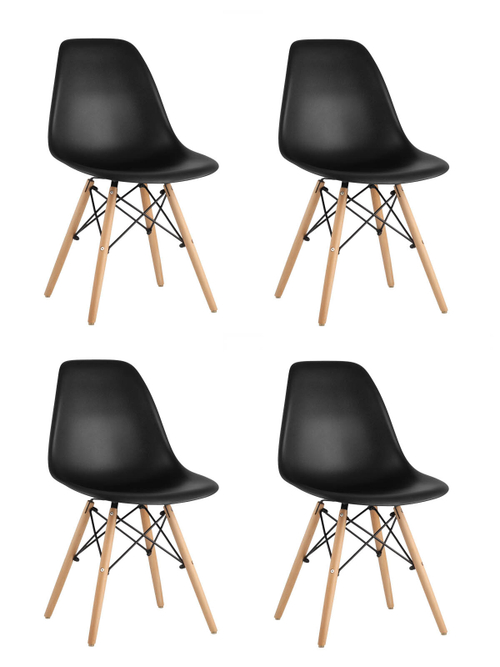Стул Eames DSW черный x4
