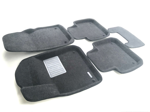 Коврики салона для VOLKSWAGEN Touareg (2018-)/PORSCHE Cayenne (2018-) Euromat 3D Business серые. Арт. EMC3D-004106G