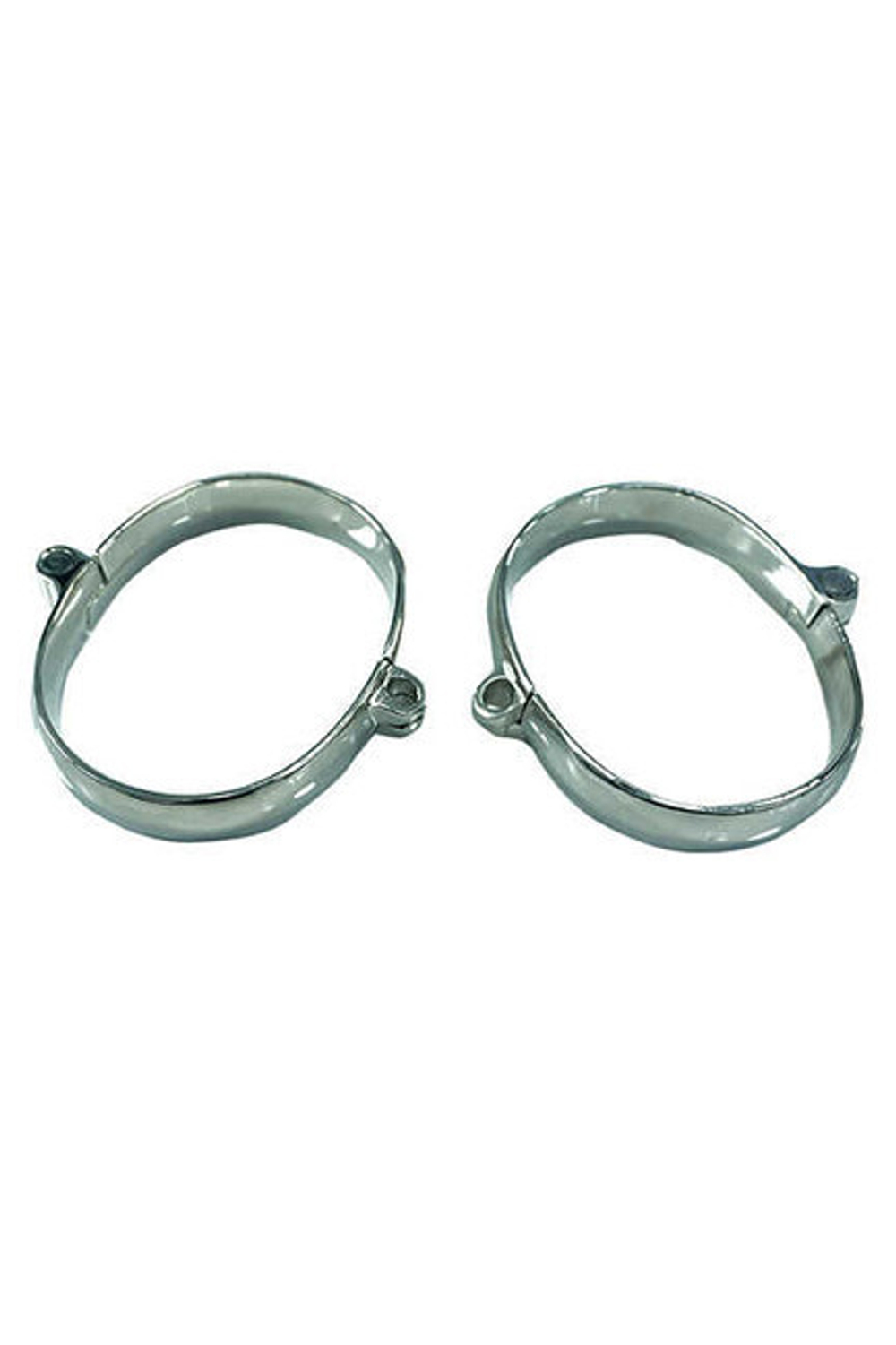 Овальные оковы на навесном замке , большие (Цвет: металл)