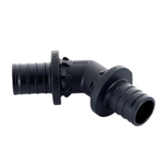 Угол надвижной REHAU 45° 25*25 (черный пластик)