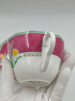 Чайная пара с розовой каймой Givenchy by Yamaka