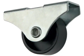 Мебельное колесо BOYARD d=25мм, без тормоза, с площадкой N150Zn/BL