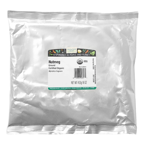 Frontier Co-op, органический мускатный орех, молотый, 453 г (16 унций)