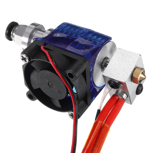 Комплект, насадка J-head hotend V6 +вентилятор с креплением