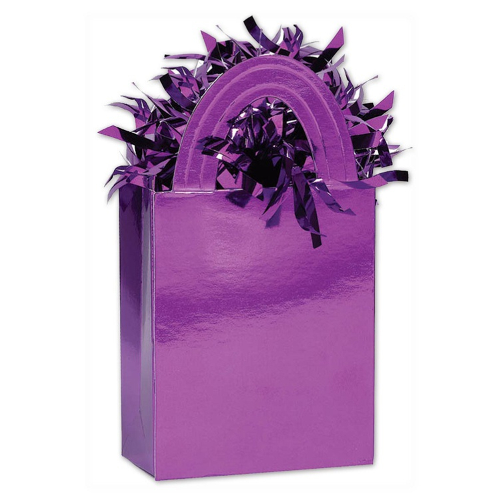 Грузик для шара Сумочка 160гр (Фиолетовый)