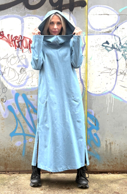 Платье Assassin /джинс голубой