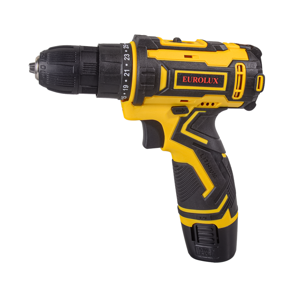 Дрель-шуруповерт Eurolux ДА-12/2-1Li