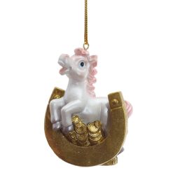 GAEM Фигурка декоративная подвесная "Лошадка", L5 W3 H7,5 см, 6в.
