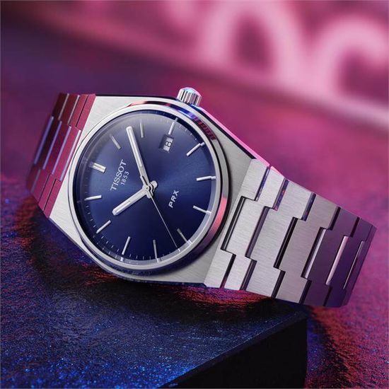 Мужские часы Tissot T137.410.11.041.00 фон сиреневый 3