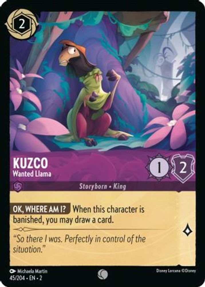 Kuzco (Wanted Llama) - 45/204 - Обычная