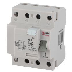 УЗО ЭРА SIMPLE SIMPLE-mod-50 ВД-40 4P 63А/100мА | УЗО