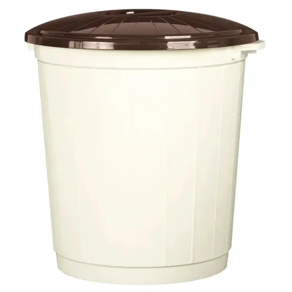 Бак 50л с крышкой (Слоновая кость)