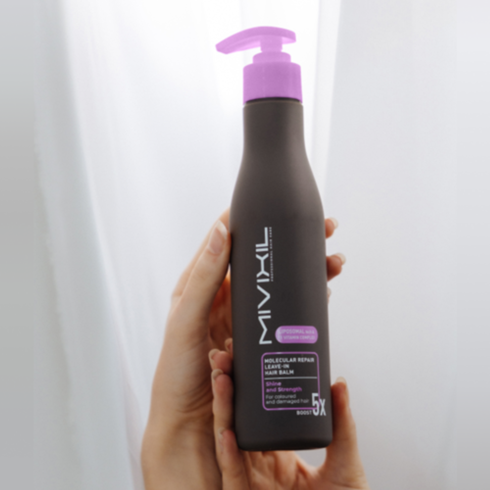 MIVIXIL Бальзам для волос реконструирующий несмываемый - Molecular repair leave-in hair balm, 250мл