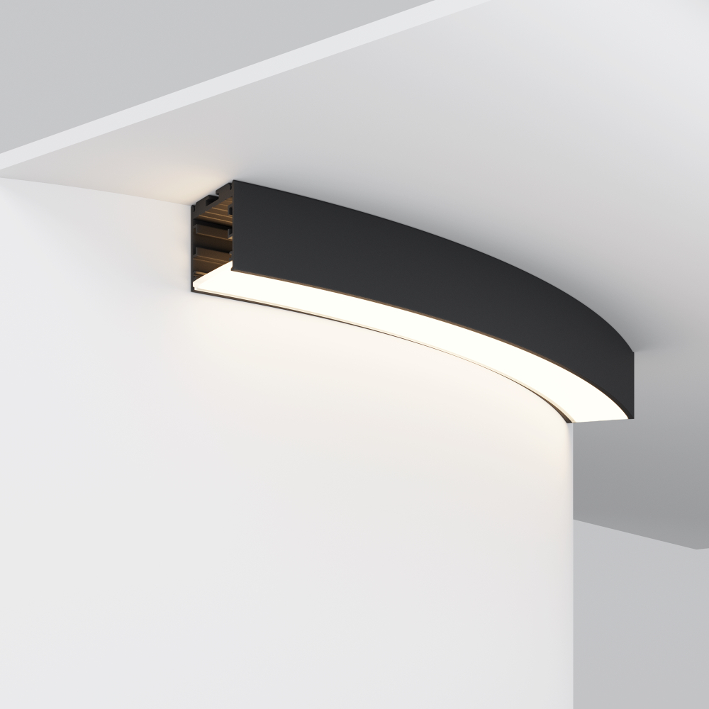 Профиль Led Strip ALM-3535R-B-D-45°-0.8M