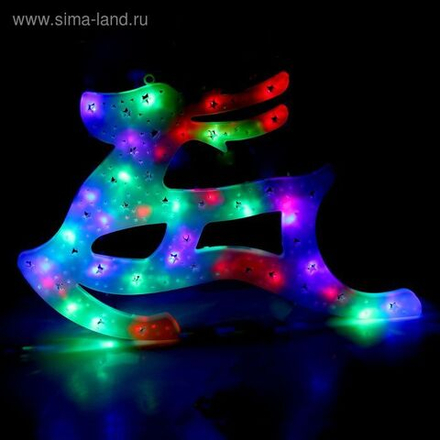 Фигура "Олень" 42х27 см, пластик, 40 LED, 240V RG/RB СЛ