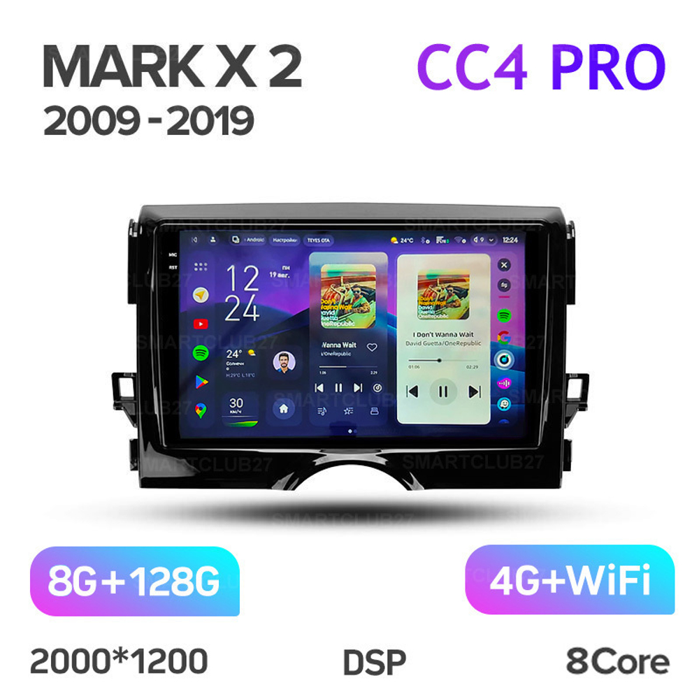 Teyes CC4 Pro 9" для Toyota Mark X 2009-2019