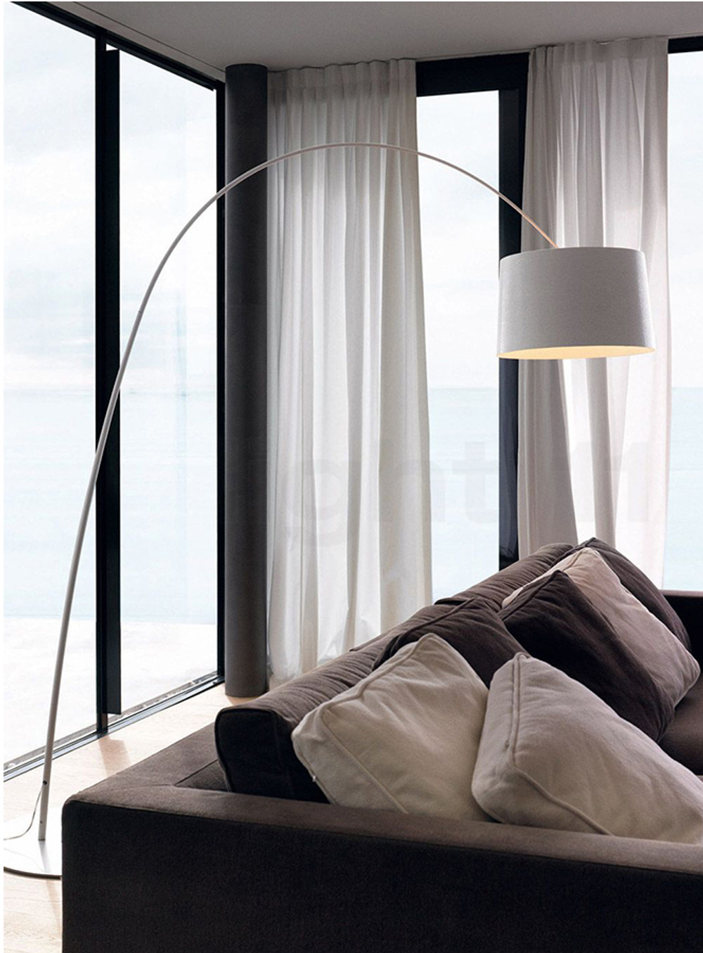 Напольный дизайнерский светильник  Twiggy by Foscarini (красный)
