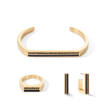Браслет Coeur de Lion Black-Gold 0133/32-1316 18