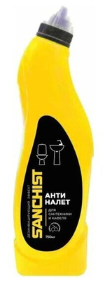 ГЕЛЬ SANCHIST АНТИНАЛЕТ ДЛЯ САНТЕХНИКИ И КАФЕЛЯ 750МЛ
