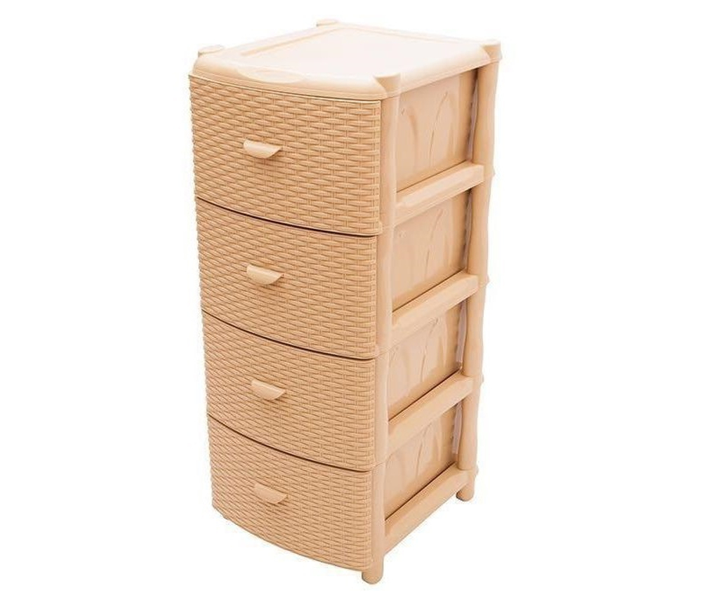 Комод Элластик люкс арт.ПЛ-МТ002 (бежевый)