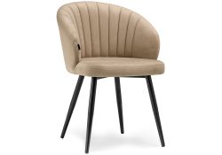 Стул на металлокаркасе Бэнбу velutto 05 / черный