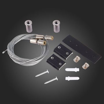 ST005.419.00.1 Тросовый подвес для магнитного шинопровода (2шт) ST-Luce Черный SKYLINE 48