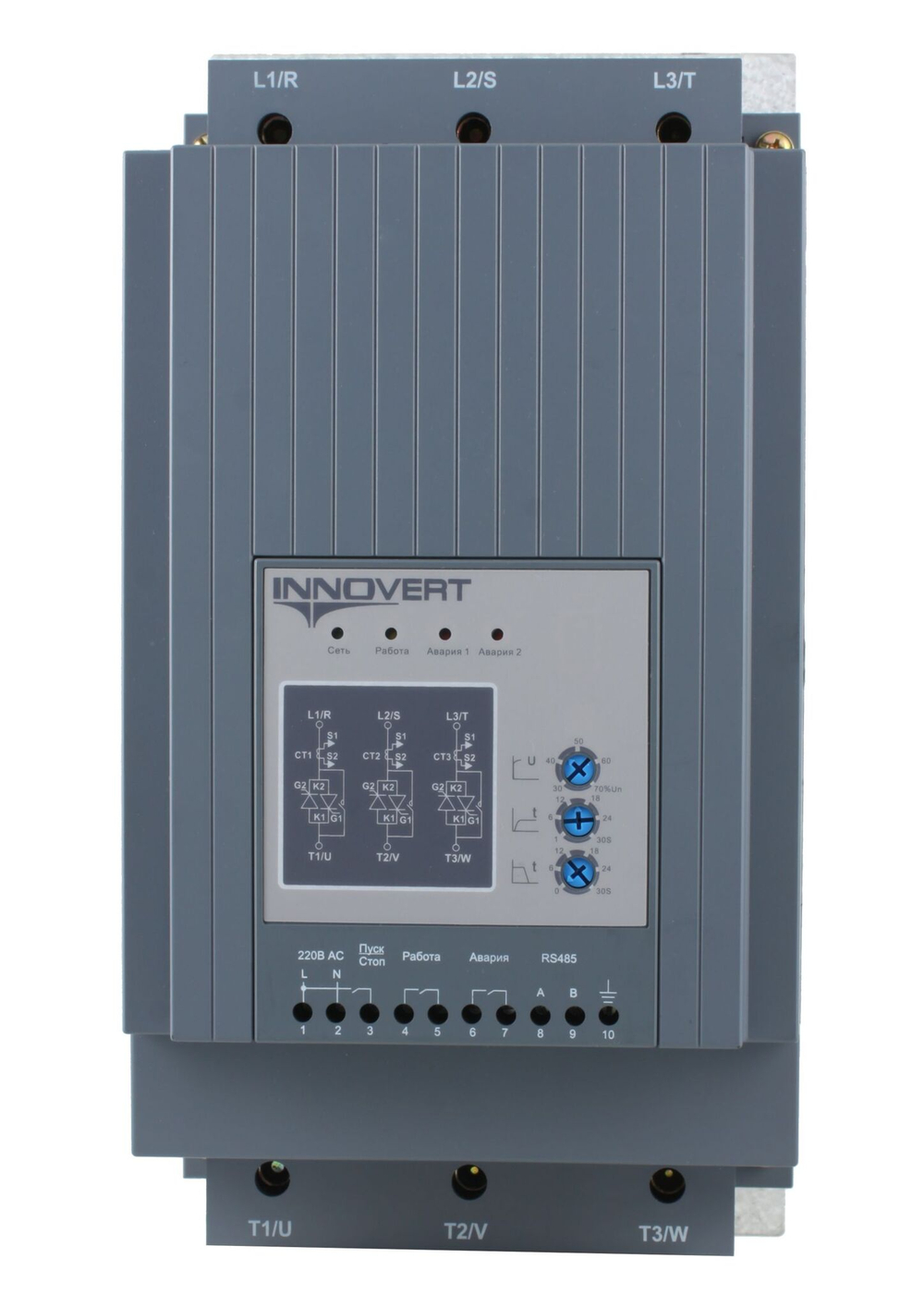 Устройство плавного пуска INNOVERT SSD553A43E, 55кВт, 380В, 110А