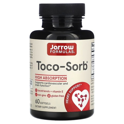 Jarrow Formulas, Toco-Sorb, 60 капсул