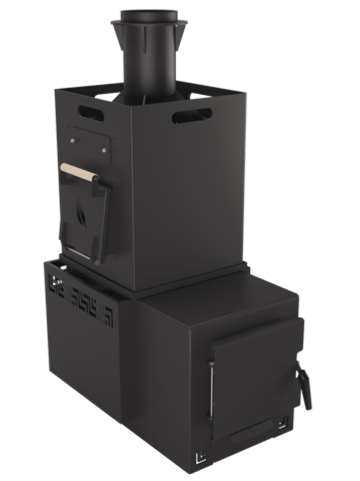 Банная печь МАРУСЯ-36 ВТ с выносной топкой