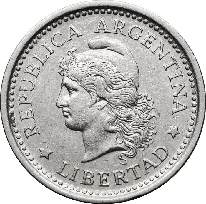 1 песо 1957-1962 Аргентина XF