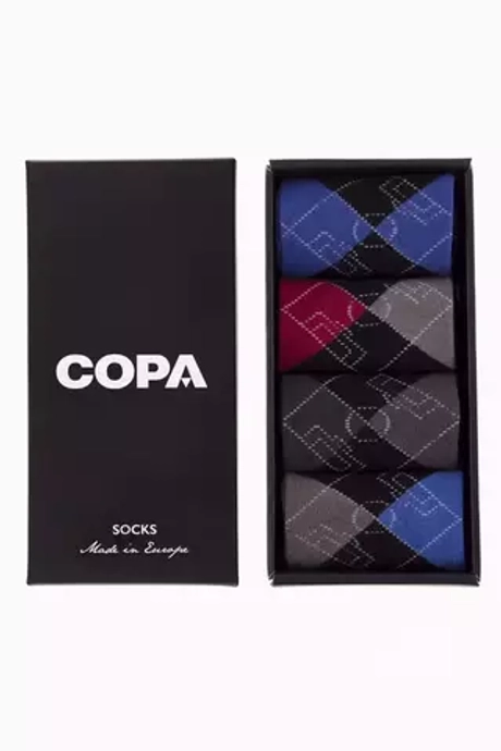 Носки Retro COPA Argyle Football Pitch Box Set