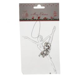 GAEM Украшение новогоднее "Балерина", L10 W2,5 H14 см