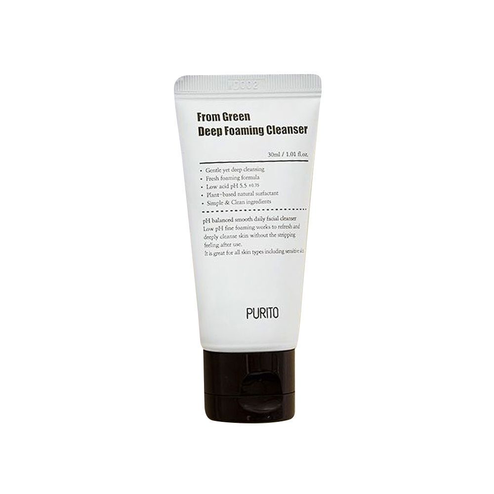 Пенка для умывания PURITO From Green Deep Foaming Cleanser 30мл