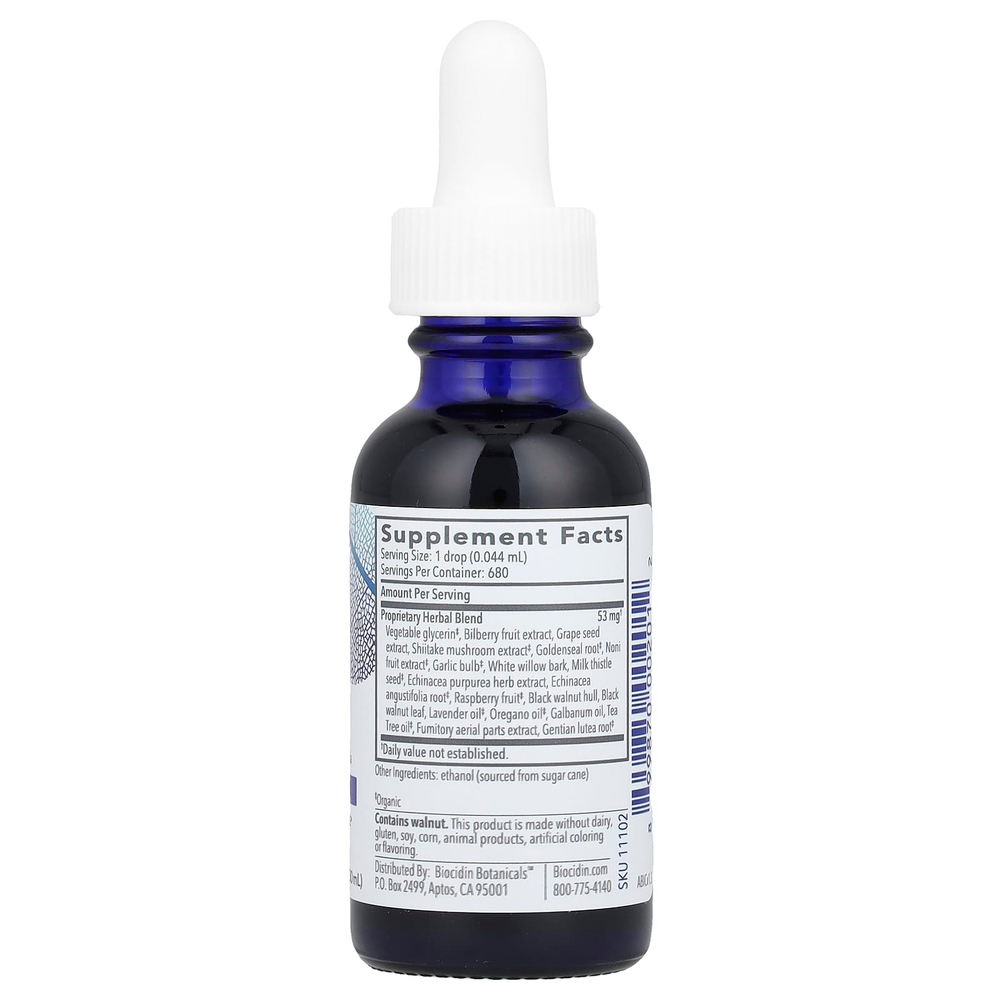 Biocidin Botanicals, Biocidin®, Broad-Spectrum Liquid Formula , 1 fl oz (30 ml)