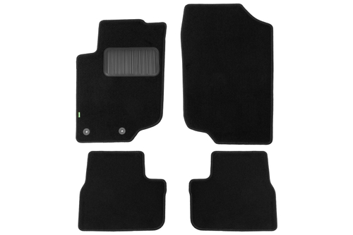 Коврики в салон для PEUGEOT 207 2006-2009, 2009-2015, хэтчбек, 4 шт. (текстиль) KLEVER02380501210KH