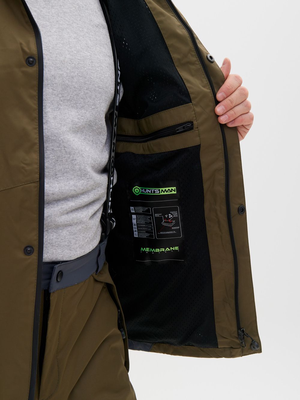 Костюм демисезонный Орегон ткань Breathable цвет Хаки/Серый