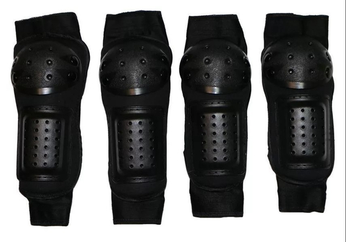 Комплект (наколенники + налокотники) чёрные