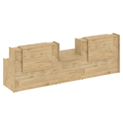 Onix Ресепшн O.R-K-19 Тиквуд Светлый 3590*766*1187