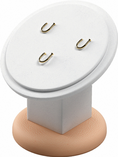 Подставка для 3 подвесок/круглая/крючки/накладка/ножка/основание