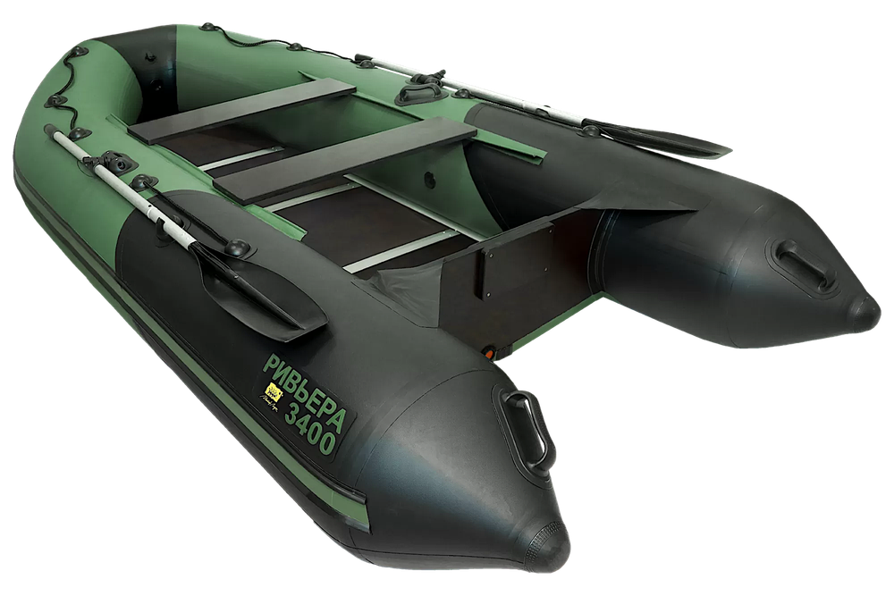 Лодка ПВХ Мастер Лодок Ривьера Компакт 3400СК "Комби" -