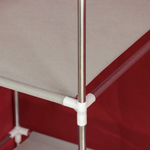 Вешалка напольная 105х45х170 см, мет-л, с чехлом, SPE34192-2, бордо