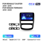 Teyes CC2 Plus 9" для Nissan Terrano 2014-2020