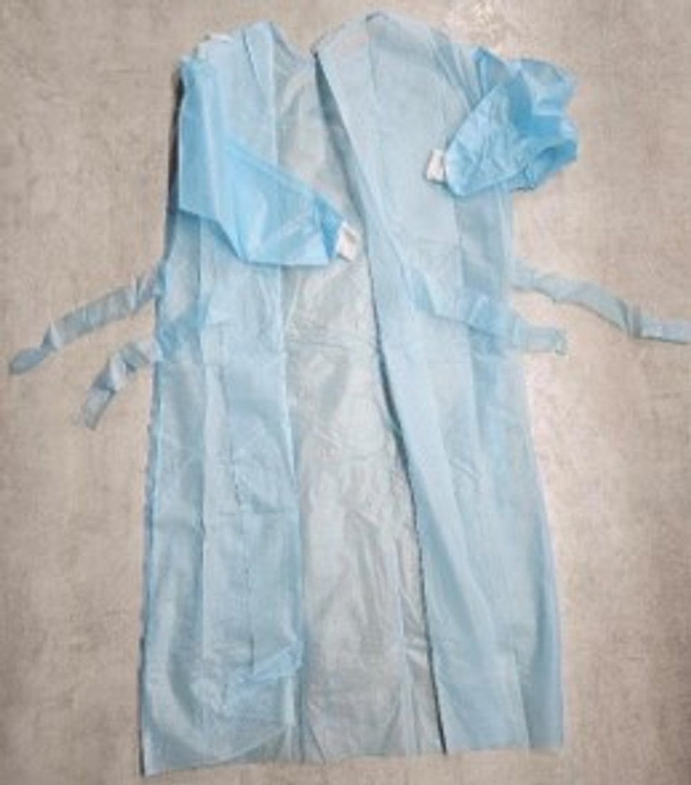 Халат хирургический стерильный с усиленной защитной зоной 140 см Инмедиз