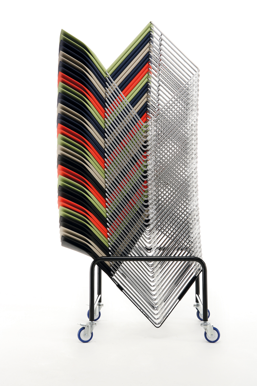 Web тележка для стульев (до 45 штук)