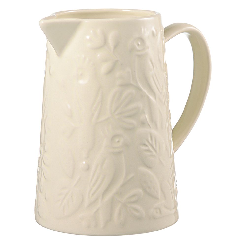 Кувшин Birds of Paradise, 980 мл, кремовый