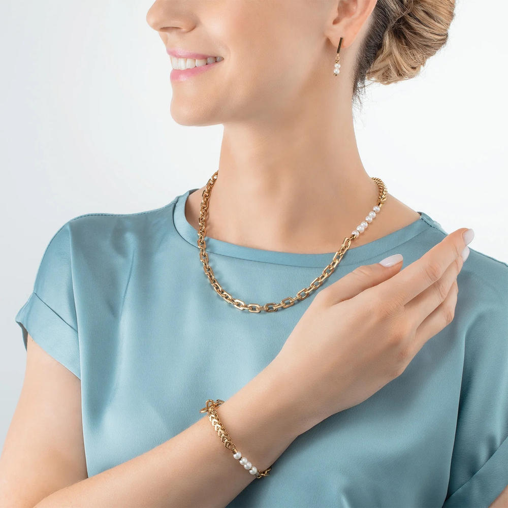 Колье Coeur de Lion White-Gold 1120/10-1416