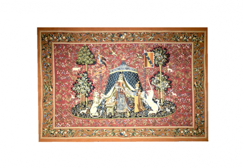 Гобеленовое панно Дама с единорогом 95х145 см