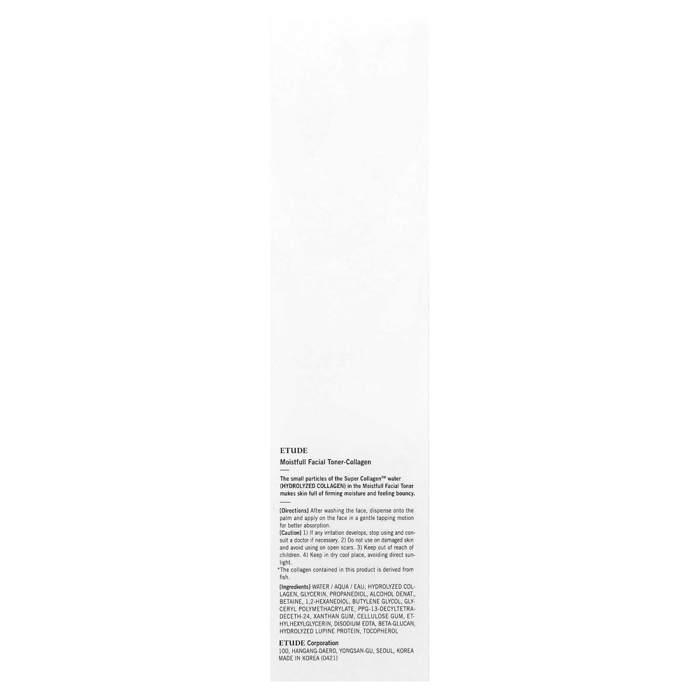 ETUDE, Moistfull Collagen, тоник для лица, 200 мл (6,76 жидк. унц.)
