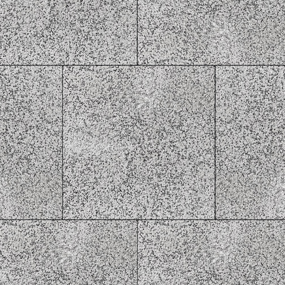 Тротуарная плитка КВАДРАТ 500х500 мм - Стоунмикс Белый с черным